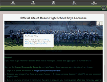 Tablet Screenshot of masonlacrosse.com