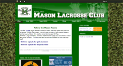 Desktop Screenshot of masonlacrosse.net