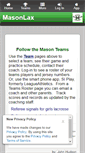 Mobile Screenshot of masonlacrosse.net